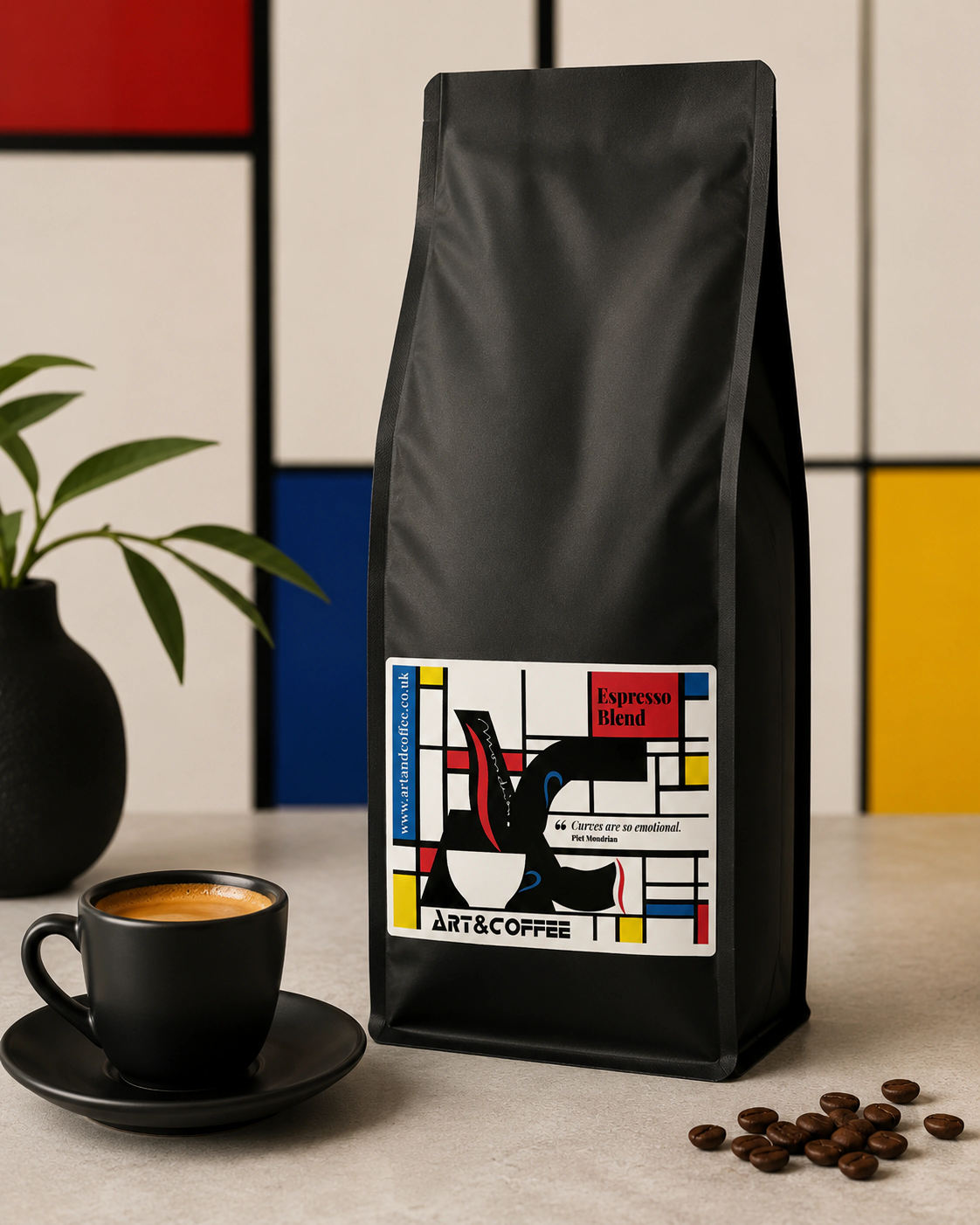 Grid of Harmony | Espresso Blend Coffee - The Mondrian Edition