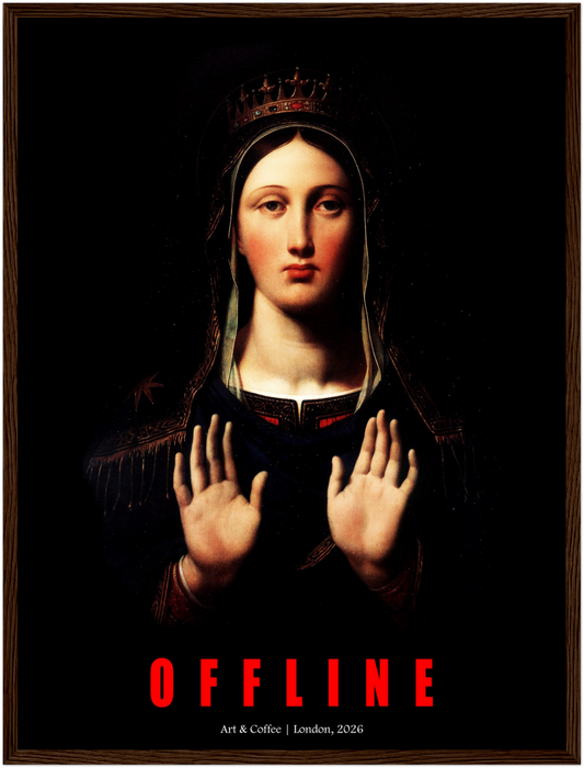 Offline | Renaissance Mashup Art Print - Antisocial Series Statement Poster