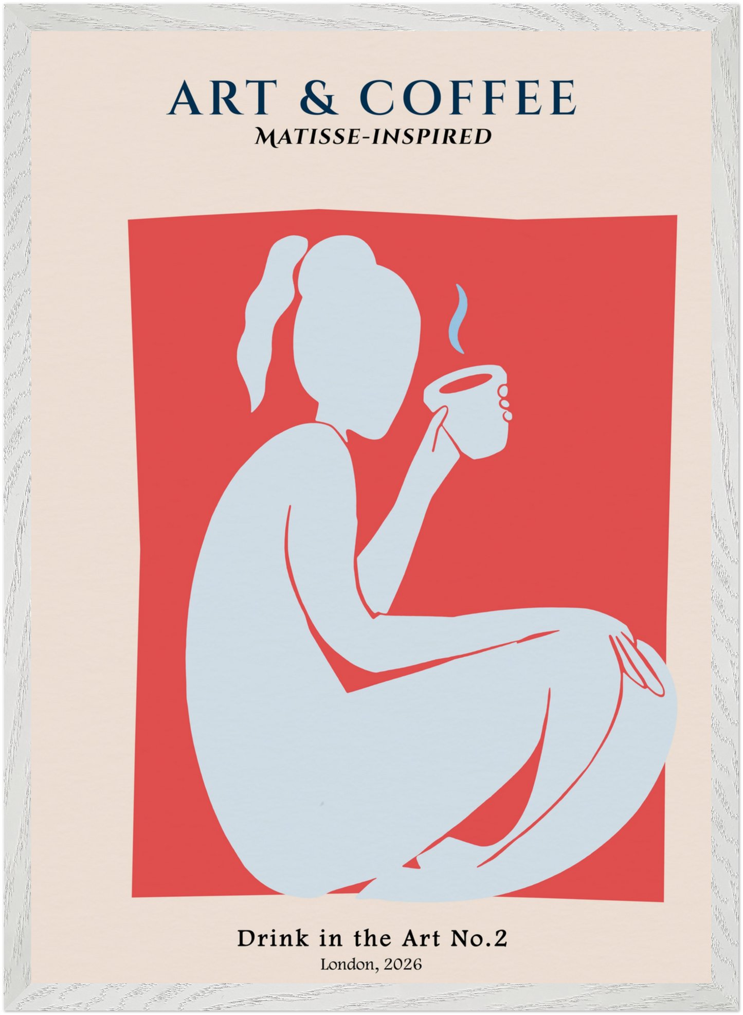 Drink in the Art No. 2 - Matisse-Inspired Minimalist Coffee Print