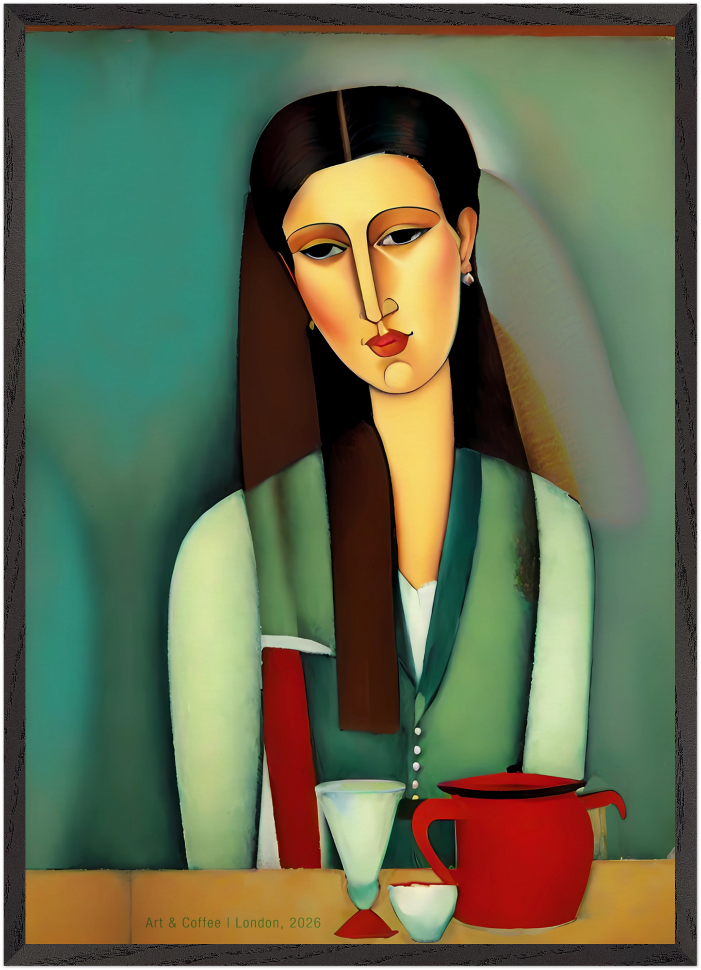 The Sage Contemplation | Wall Art - The Modigliani Edition