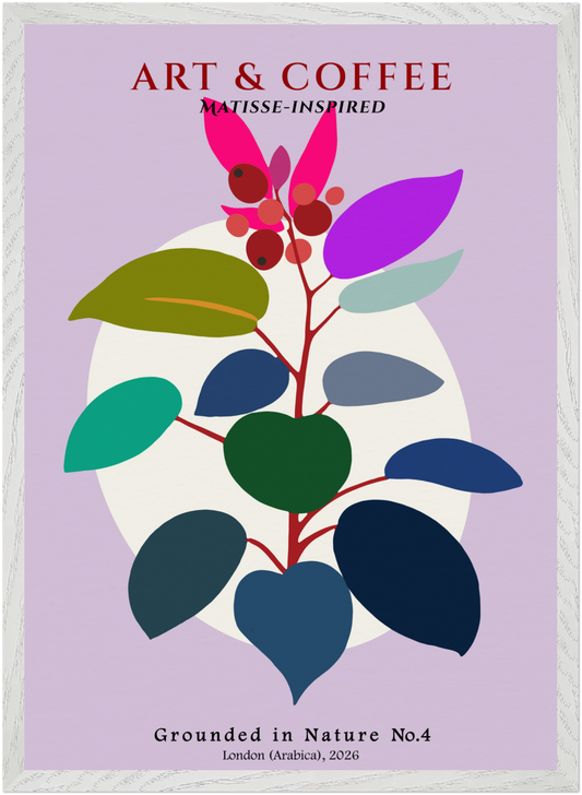 Grounded in Nature No. 4 - Matisse-Inspired Funky Botanical Art