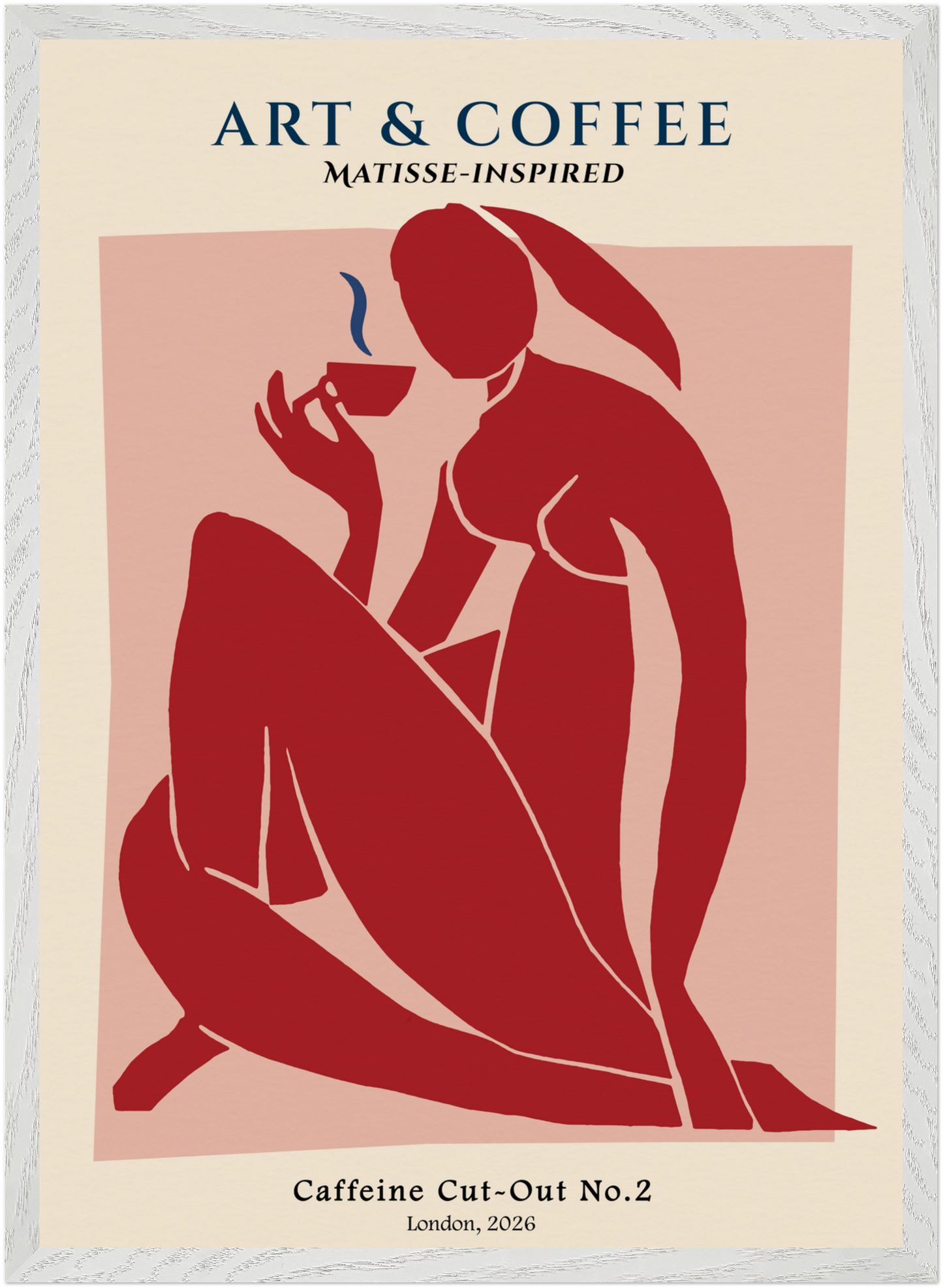 Caffeine Cut-Out No. 2 - Matisse-Inspired Figurative Coffee Art